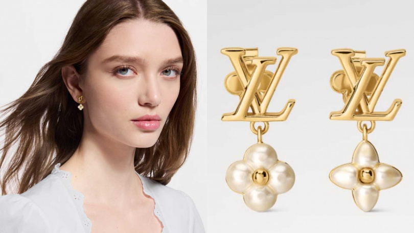 LV Floragram XS 耳環／17,200元（圖／品牌提供）
