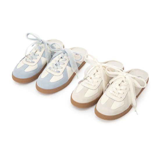 D+AF 迪士尼系列：【Disney】牡蠣寶寶真皮德訓穆勒鞋 穆勒鞋推薦