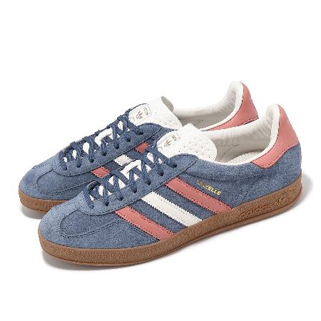 adidas 休閒鞋 Gazelle Indoor 男鞋 女鞋 紫 紅 低筒 三條紋 復古 情侶鞋 愛迪達 IG1640