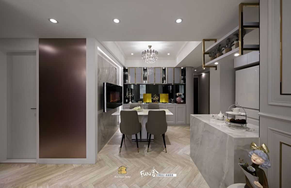Fun舍(新舍)空間設計；現代美式風格；輕奢；住宅；室內設計