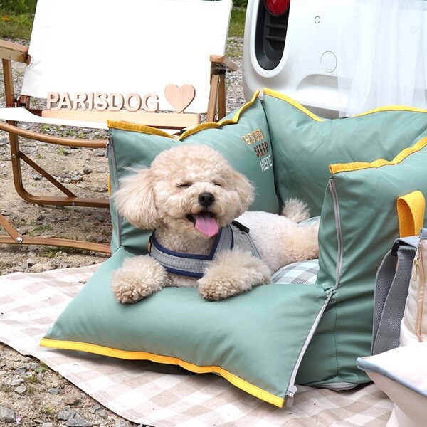 韓國parisdog舒適好眠寵物汽車安全座椅