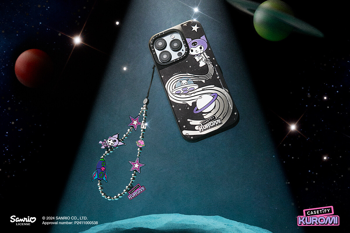 酷洛米xCASETiFY 聯名系列融入太空感！