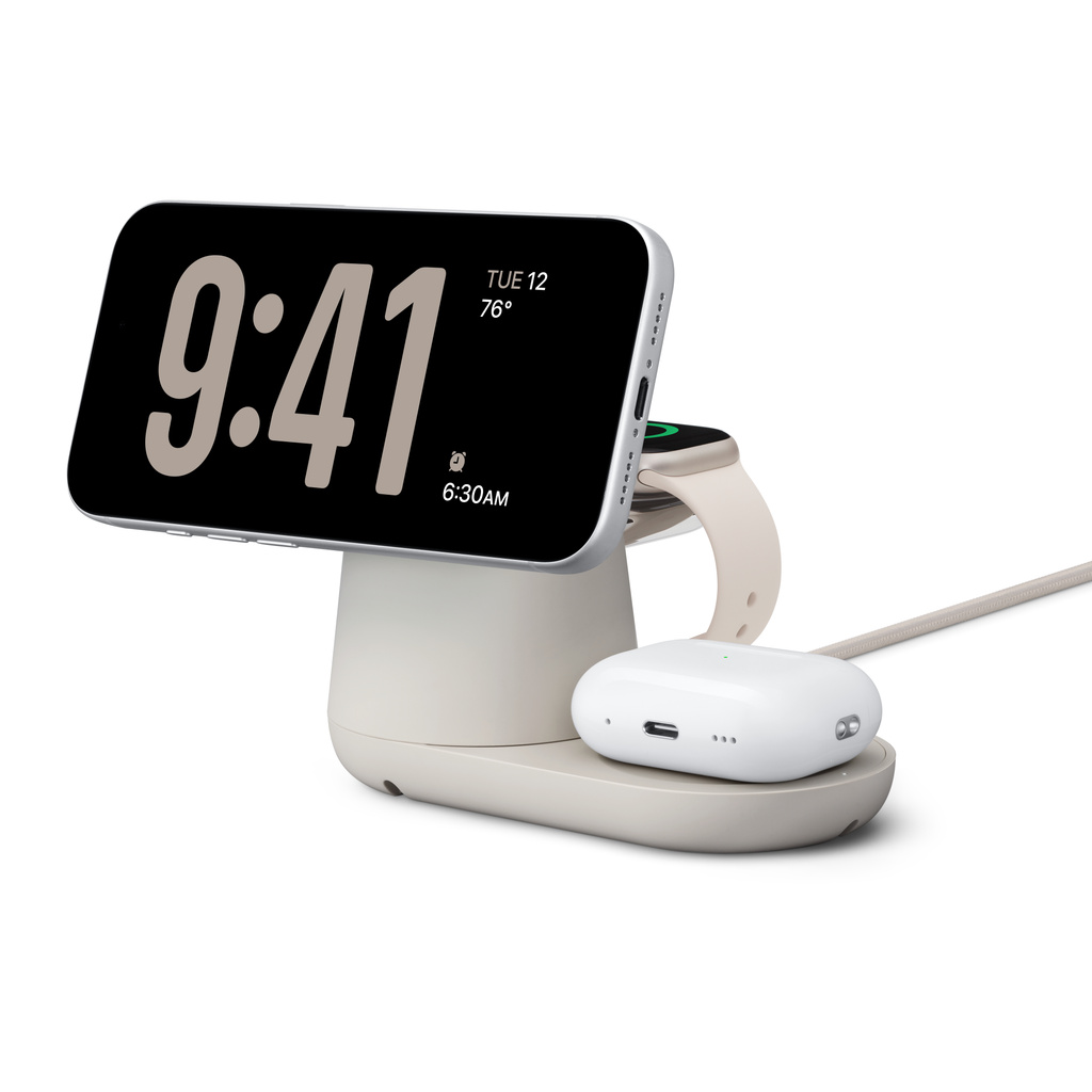 Belkin UltraCharge Pro 三合一磁吸充電座