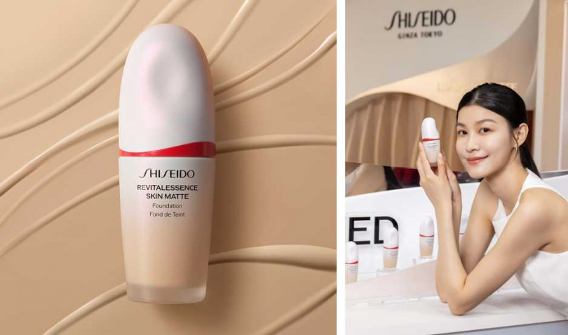 SHISEIDO超聚光持久霧光粉底精華 SPF30 PA+++。（圖／品牌提供）