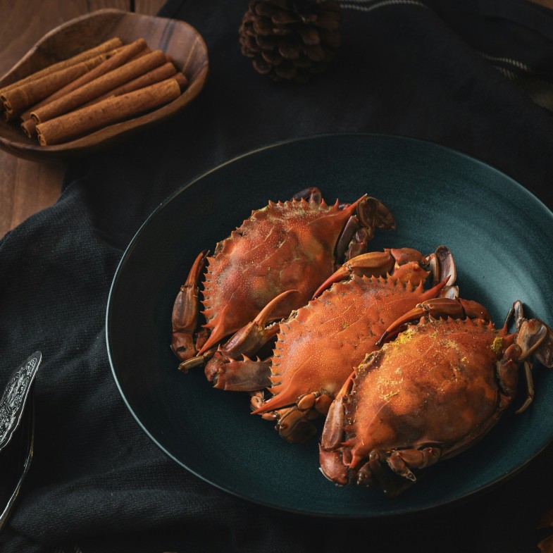 「九月團臍，十月尖」正是秋蟹最肥美的時節