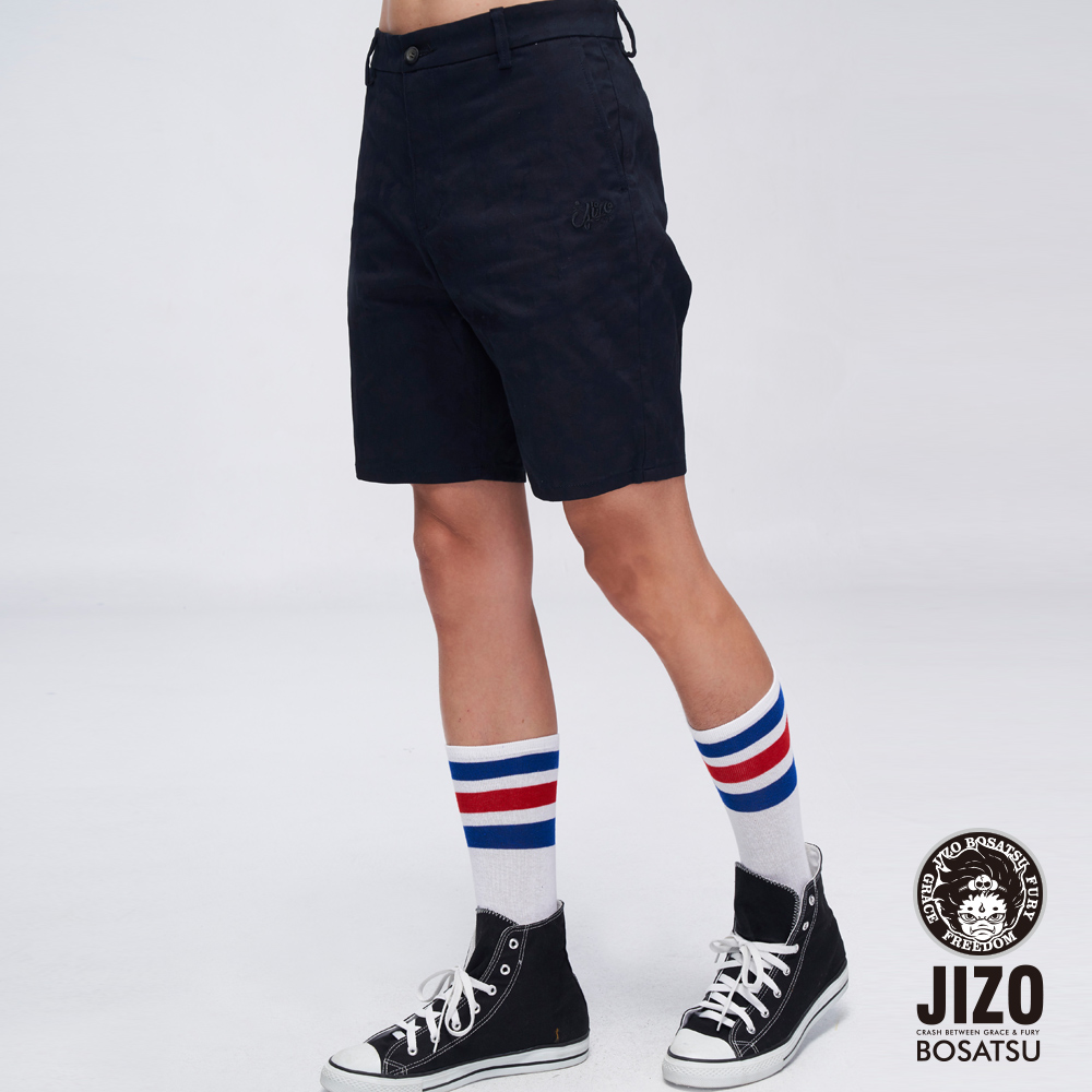 【特價↘2件再88折】功能西裝彈性短褲(藏青) - BLUE WAY 地藏小王
