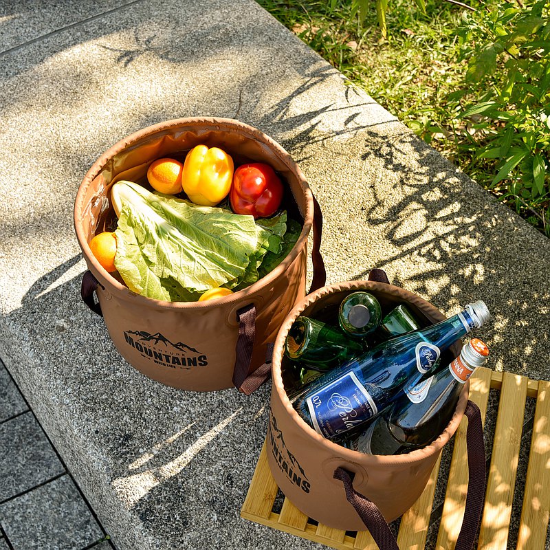 戶外多功能便攜手提摺疊水桶