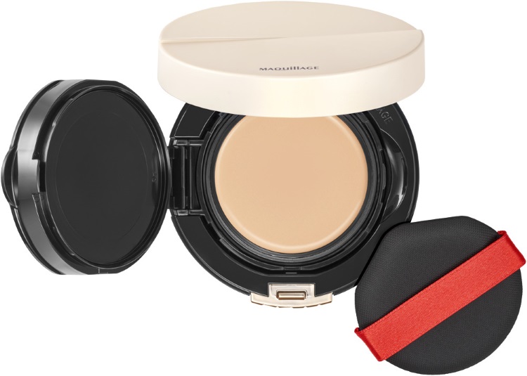 MAQuillAGE 心機彩粧 水蜜光奶霜氣墊，NTD1,350（蕊+盒）