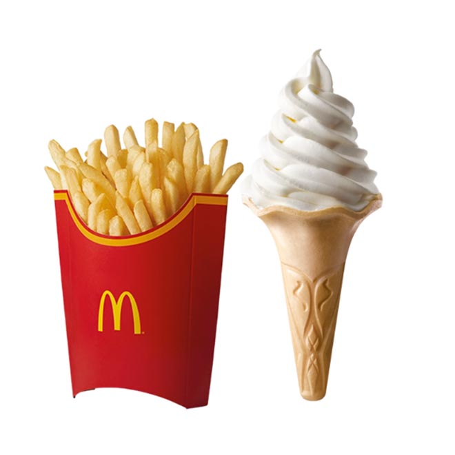 【麥當勞】大蛋捲冰淇淋+薯條(大)好禮即享券