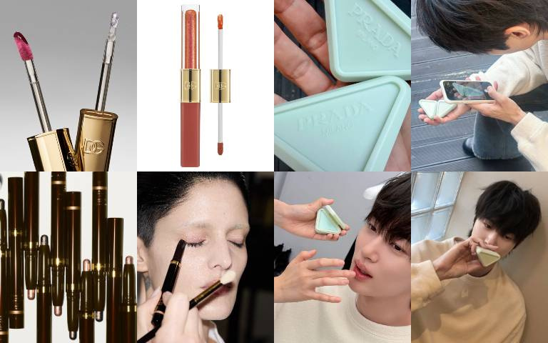 2026下半年精品美妝必收清單！PRADA邊佑錫同款凍唇膜、TOM FORD時裝週超模眼影筆、D&G三妝效雙頭唇釉