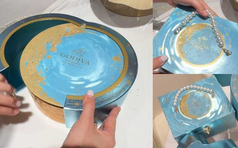 圖說：GODIVA中秋節片裝巧克力禮盒系列（圖／黃筱婷攝）