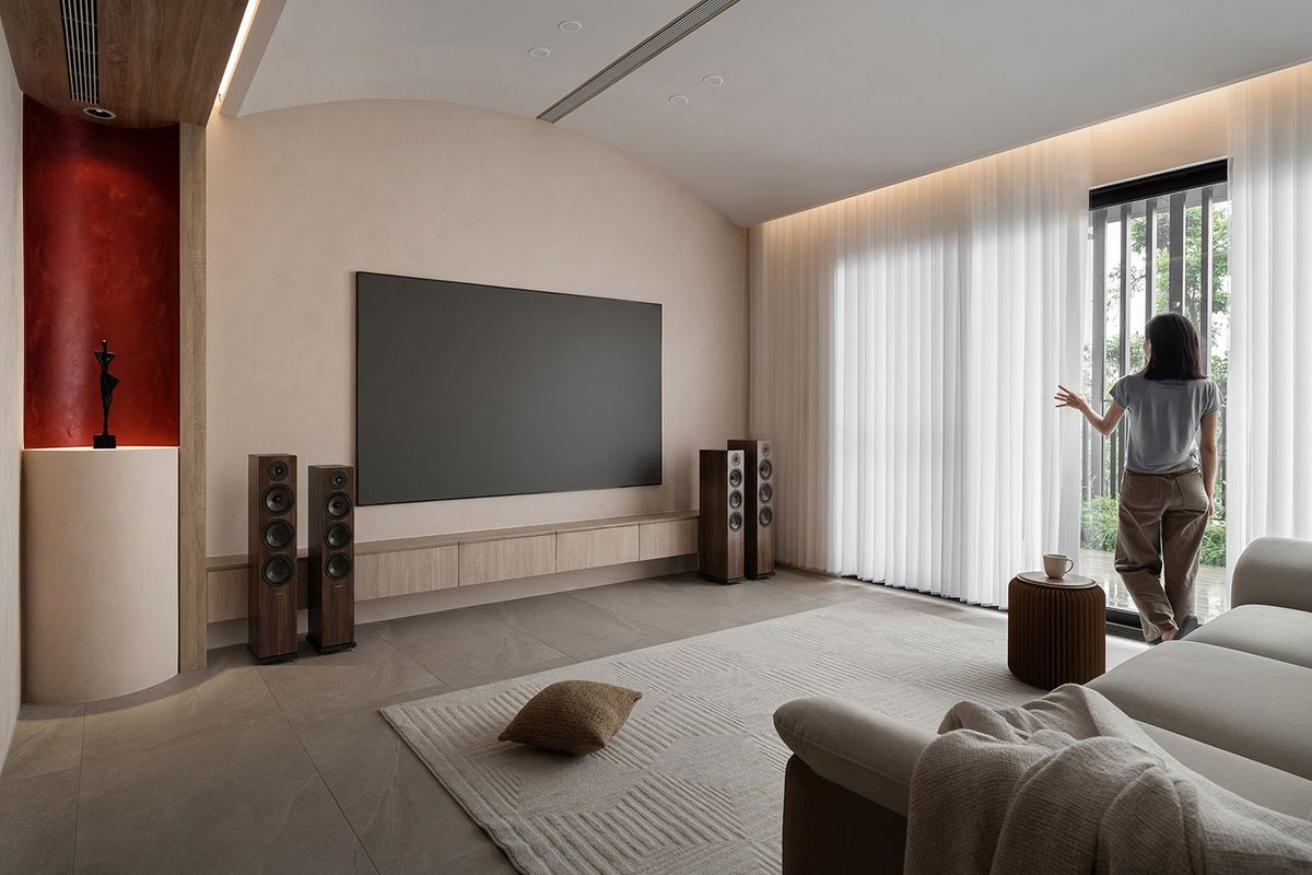 客廳；收納設計；住宅；建築；室內設計