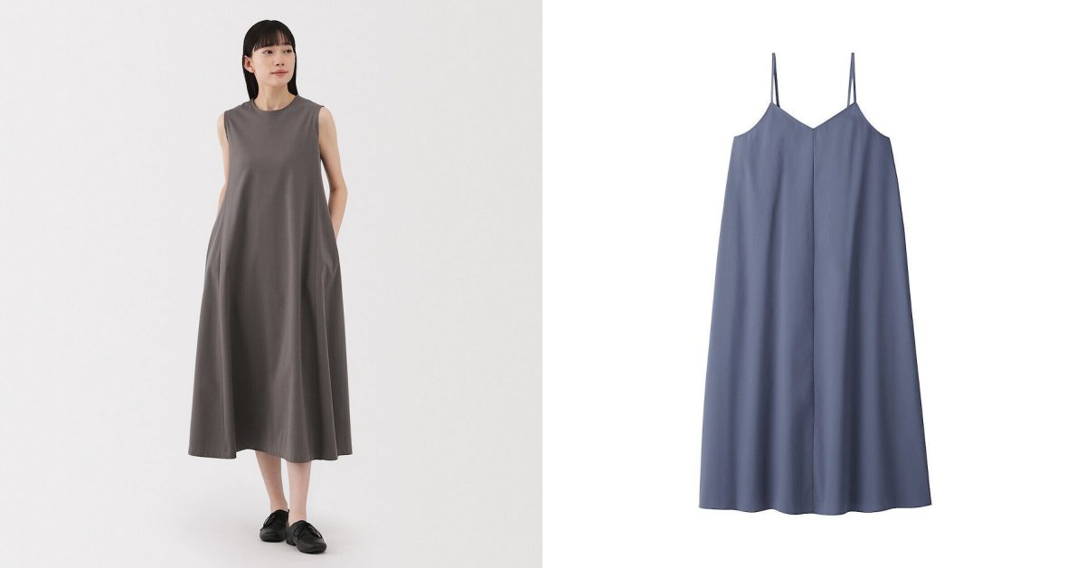 無印良品洋裝推薦Top 8：夏日必備涼感洋裝，「這件」是顯瘦神器