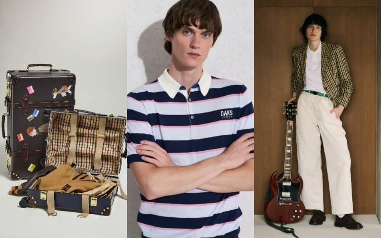 DAKS跨界聯名、設計細節太心機！針織、西裝褲把工藝穿上身，行李箱變藝術品超想收藏