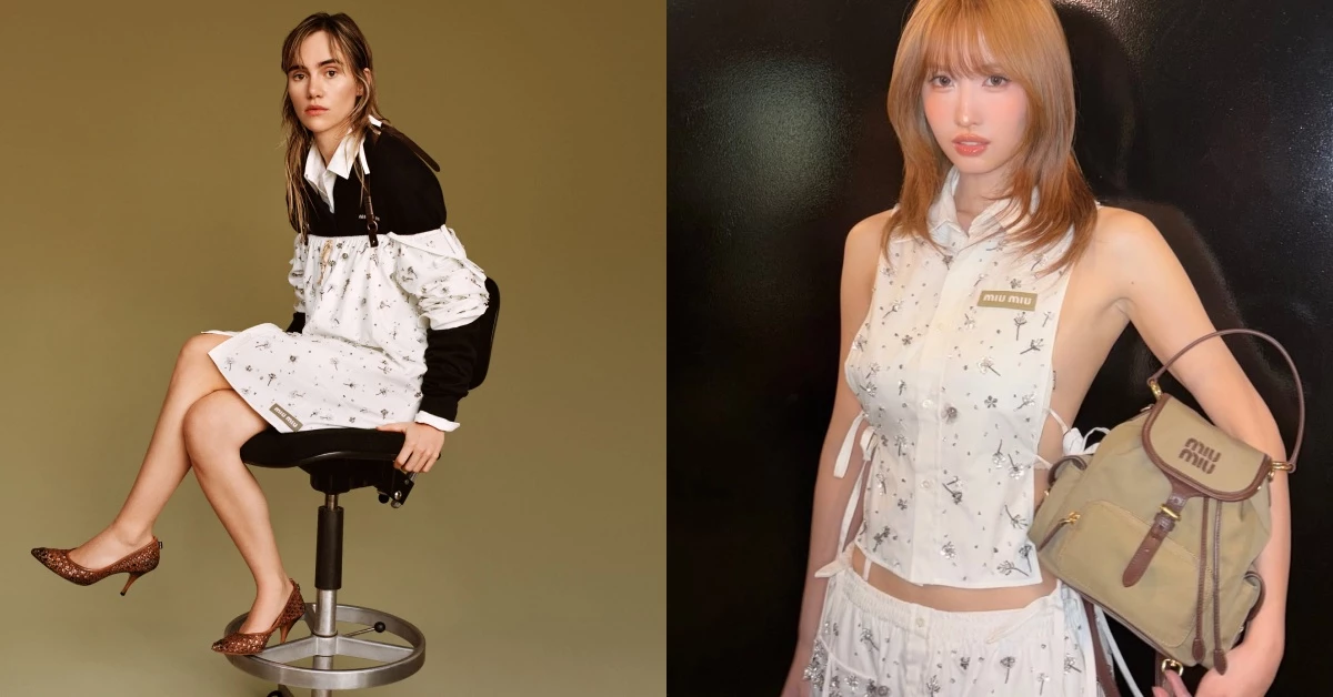 Miu Miu把二手衣變時髦了！2026 Upcycled系列登場，後背包Twice的Momo也愛