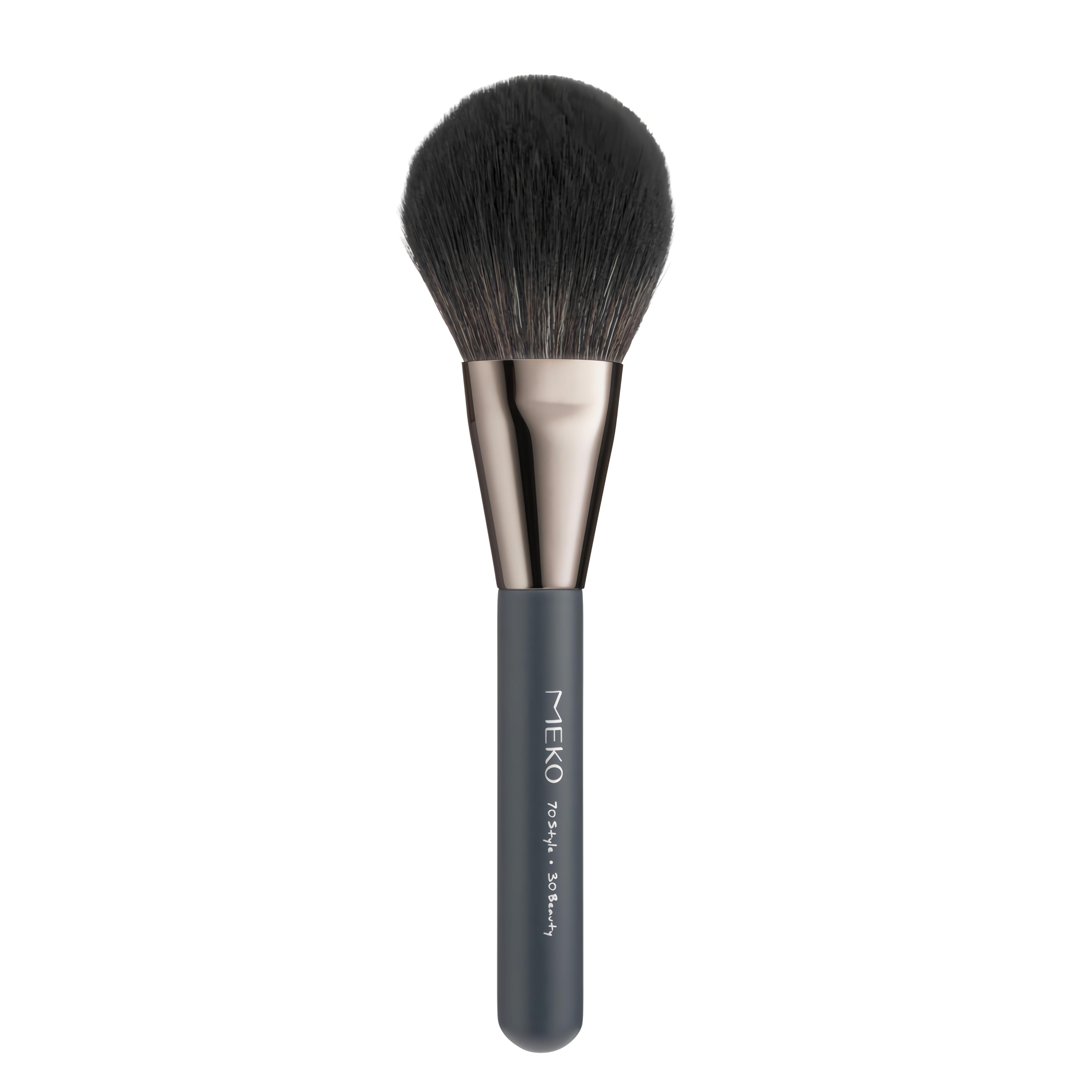 MEKO 元森純素主義 鬆軟蜜粉刷  1支  Grey Handle/Black Bristles