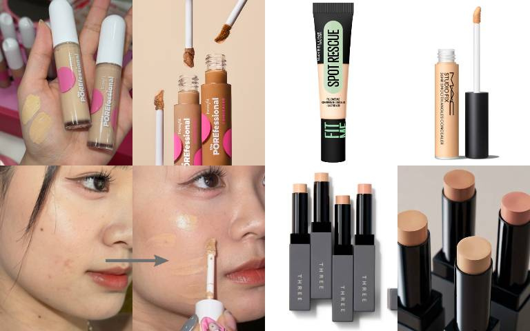 「底妝要精緻，遮瑕才是靈魂」！2026神級遮瑕膏推薦：benefit、M.A.C、THREE、媚比琳讓黑眼圈、痘疤、凹陷秒隱形