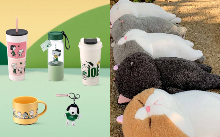 療癒系聯名爆發！星巴克xSnoopy再出招、日本棒貓首登台萌翻LaLaport南港