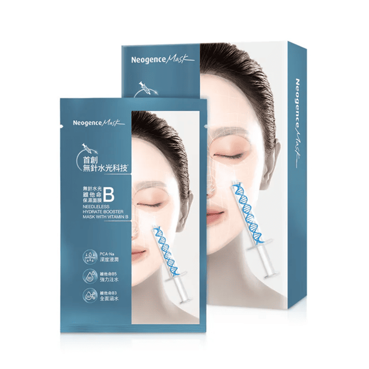 Neogence霓淨思 無針水光維他命B緊緻面膜，5入，NTD299