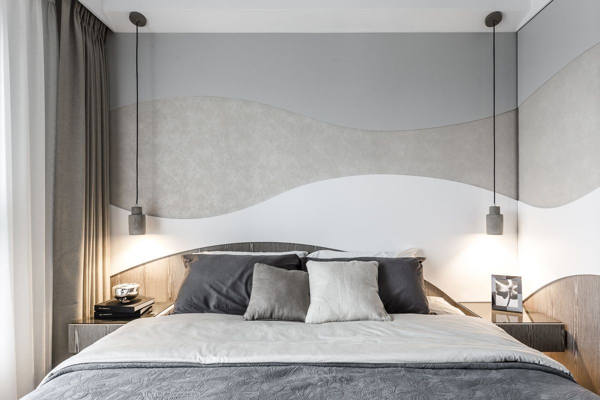 灰色；住宅；居家；室內設計