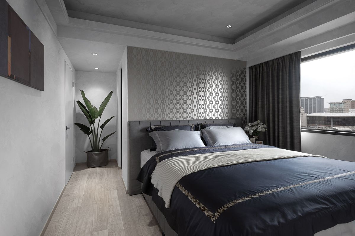 灰色；住宅；居家；室內設計