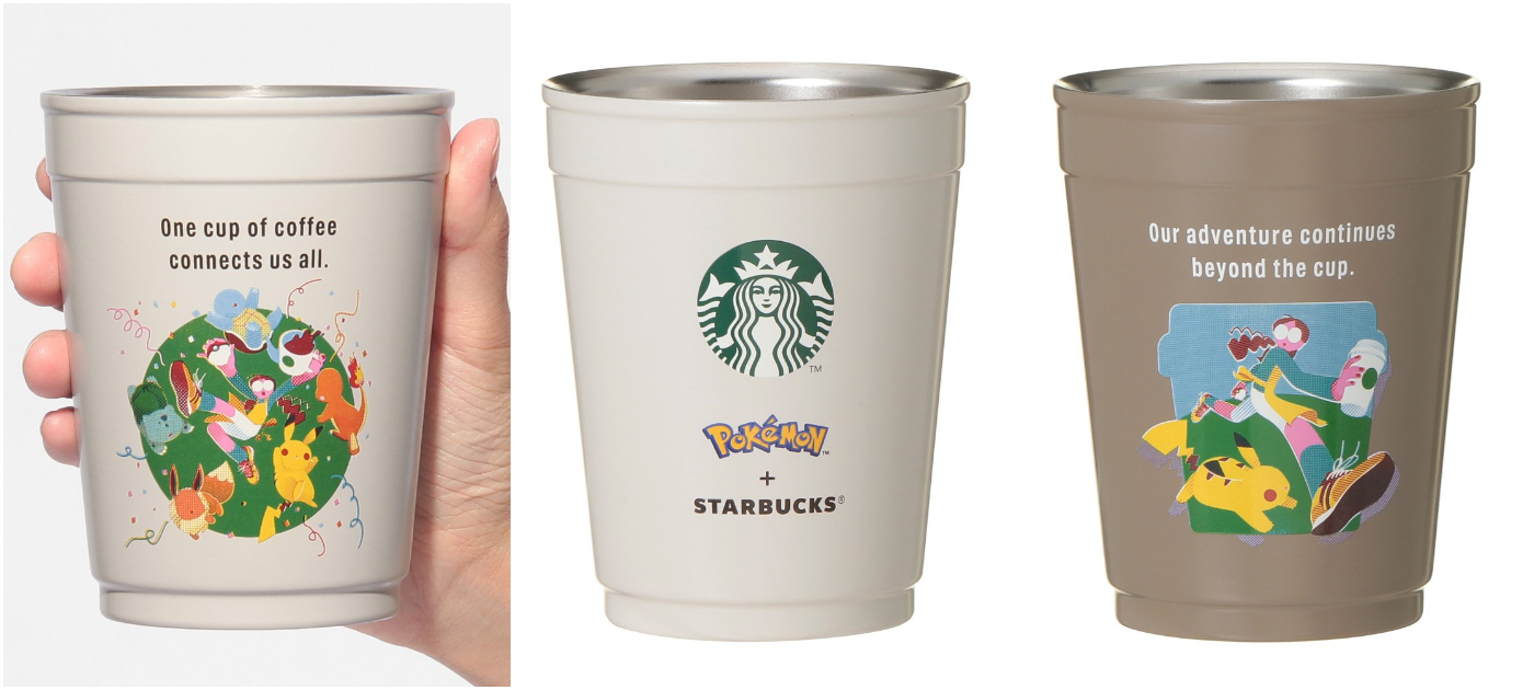 日本星巴克_Pokémon + STARBUCKS 2WAY SSカップ/ホルダー_Pokémon + STARBUCKS 2用不鏽鋼杯／杯套
