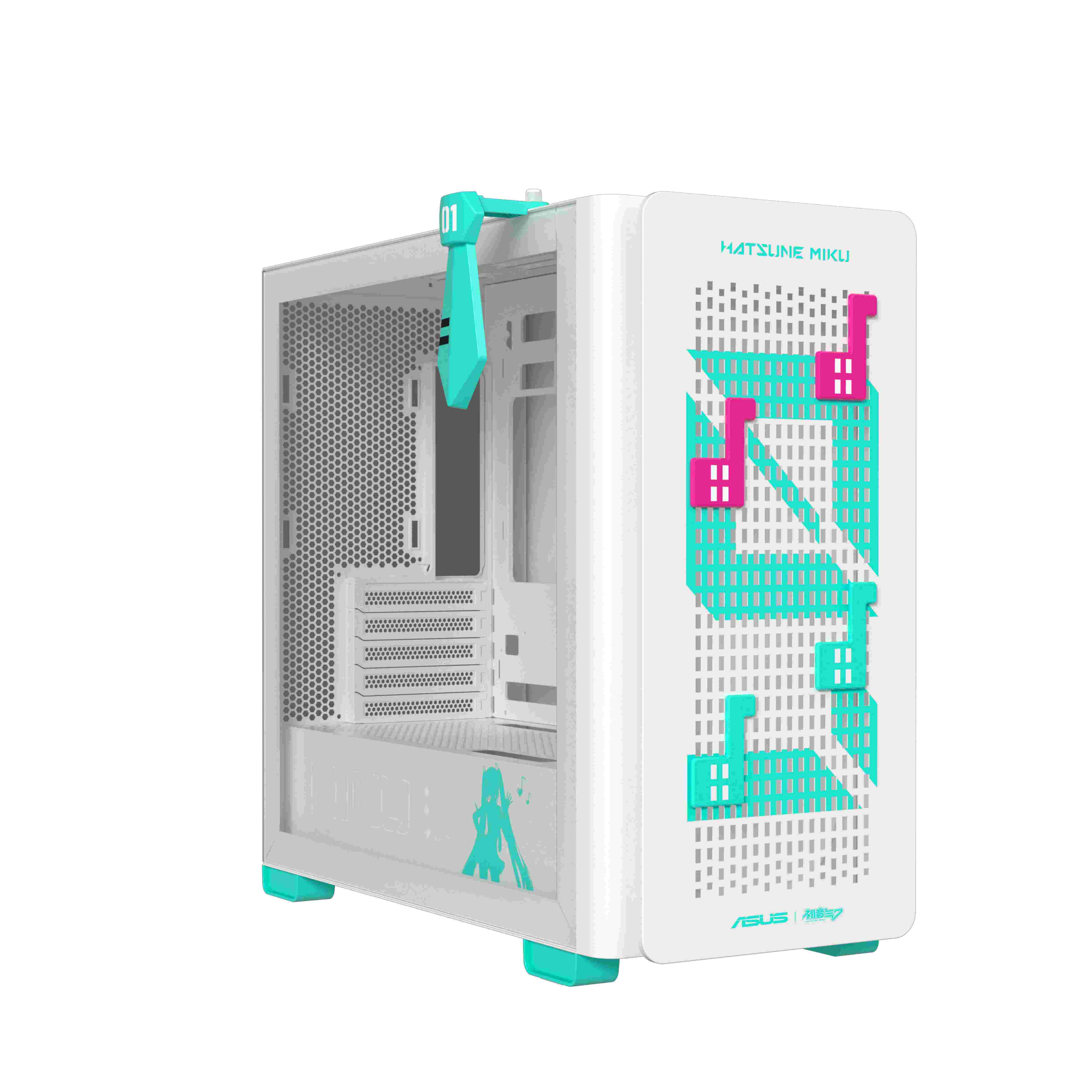 華碩 ROG 推出初音未來特別版全系列零組件及周邊，以「科技 X 二次元」跨界美學強化電競體驗