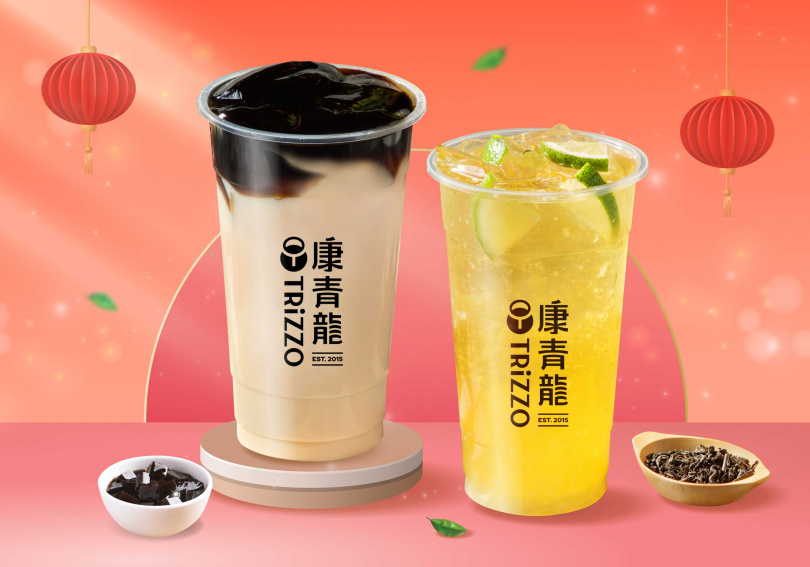 康青龍與Uber Eats合作推出指定飲品買一送一。（圖／康青龍提供）