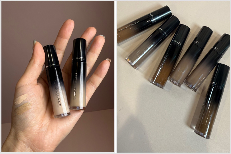 M·A·C 超持妝3D立體修正液共六色，針對修飾小臉，打陰影超級厲害又自然。4.5ml/1080元（圖／品牌提供、tingling攝）