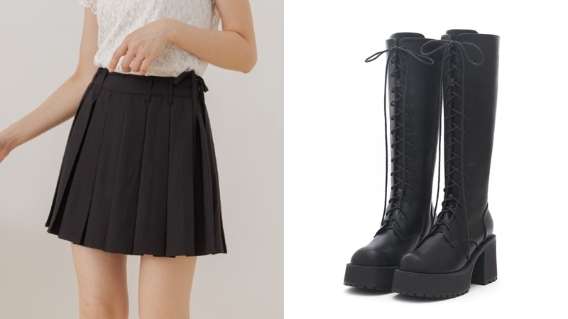 【2025秋冬輕甜系穿搭公式】短裙＋長靴．打造女神風範 漂亮出擊！