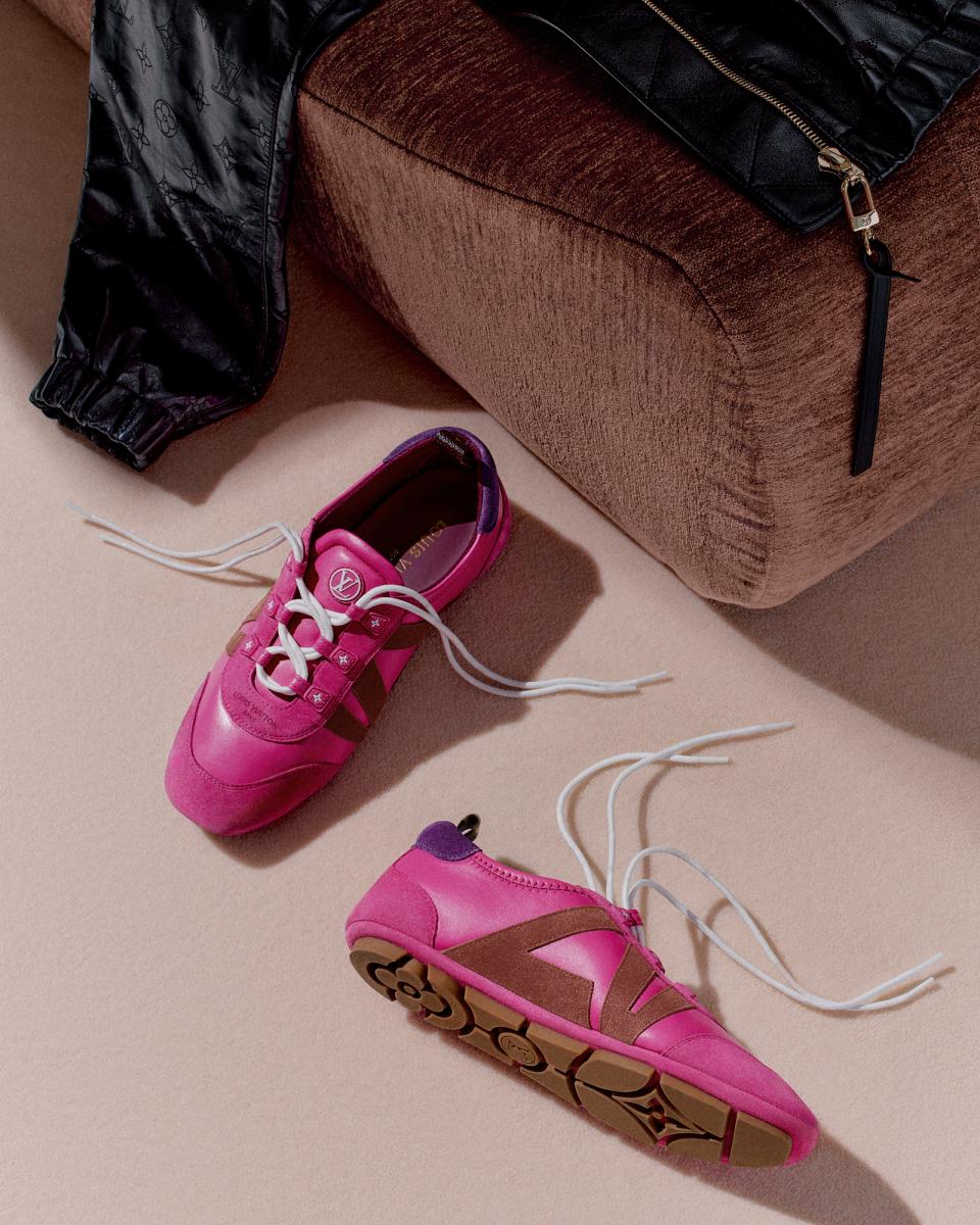 Louis Vuitton今年四月推出的「Sneakerina」薄底鞋。