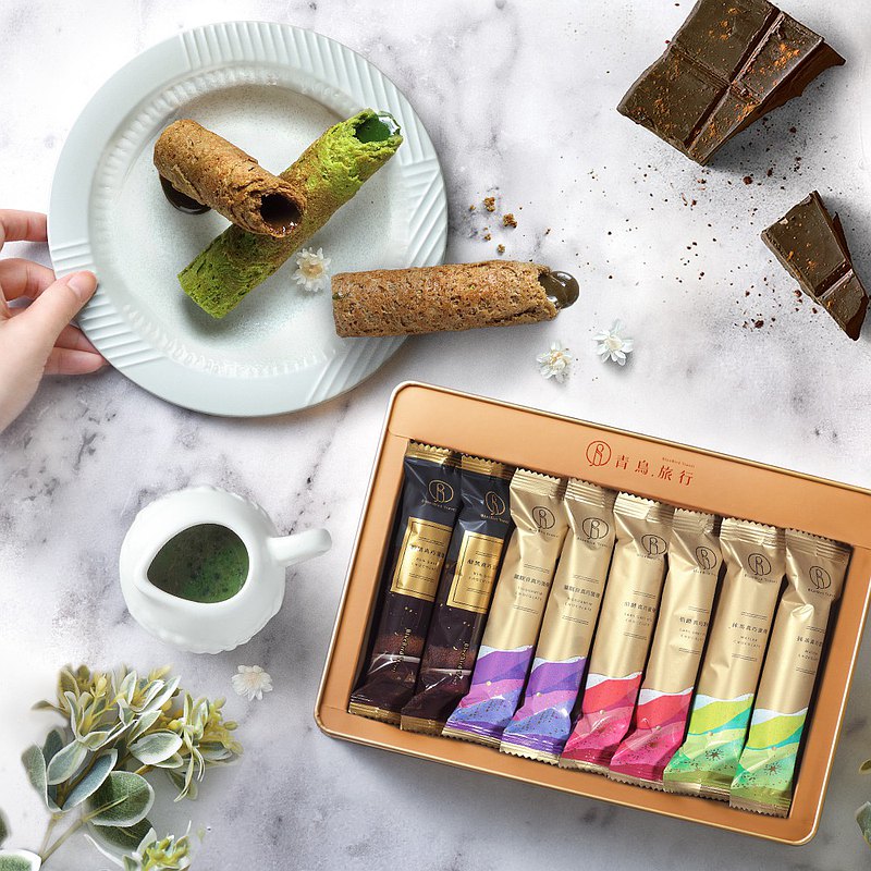 快速到貨 | 青鳥旅行 綜合真巧蛋捲奢華禮盒 16 入