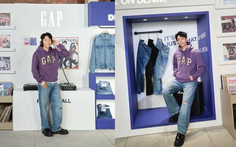 韋禮安身穿Gap 2025秋季系列。（圖／品牌提供）