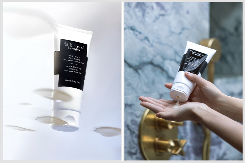 Hair Rituel by Sisley賦活重升極淨喚活洗髮精200ml／2,700元；500ml／5,400元。（圖／品牌提供）