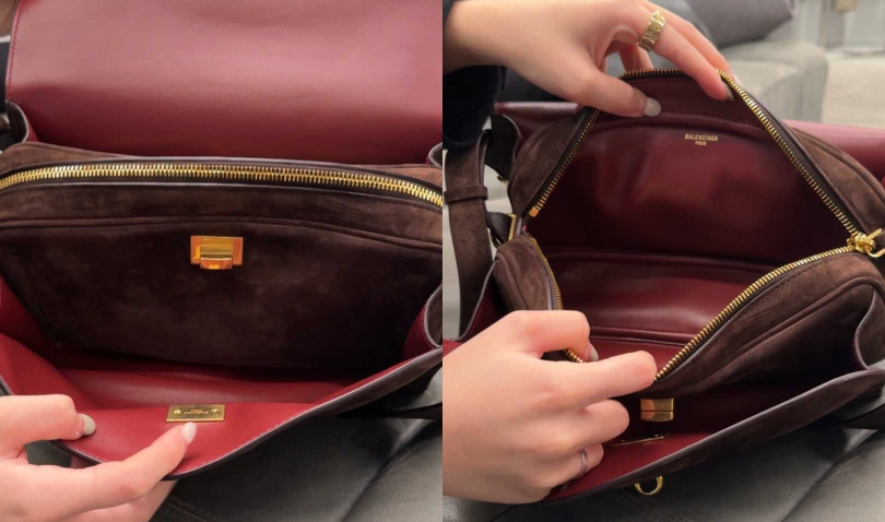 BALENCIAGA PARIS VII BAG MEDIUM／99,000元（圖／記者顏一婕攝）