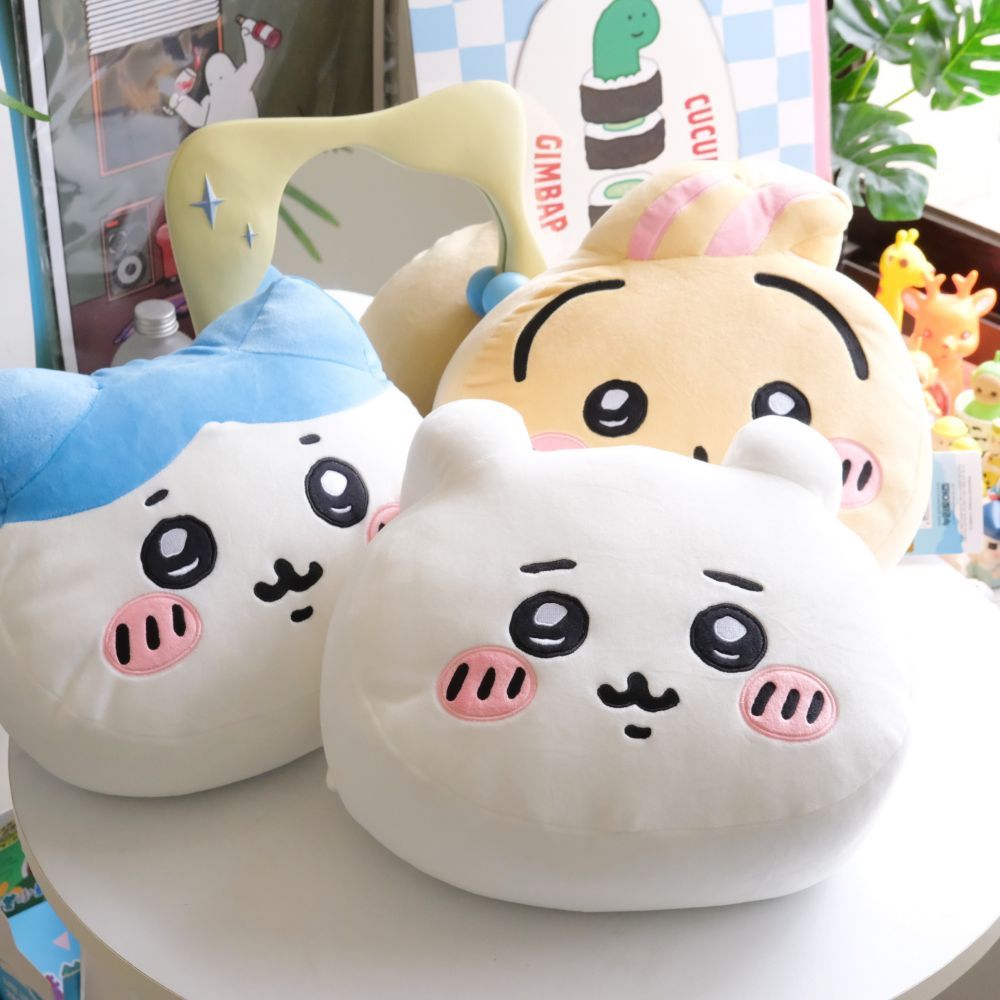 《吉伊卡哇》人氣小可愛｜🇰🇷角色大頭軟綿綿抱枕 車枕