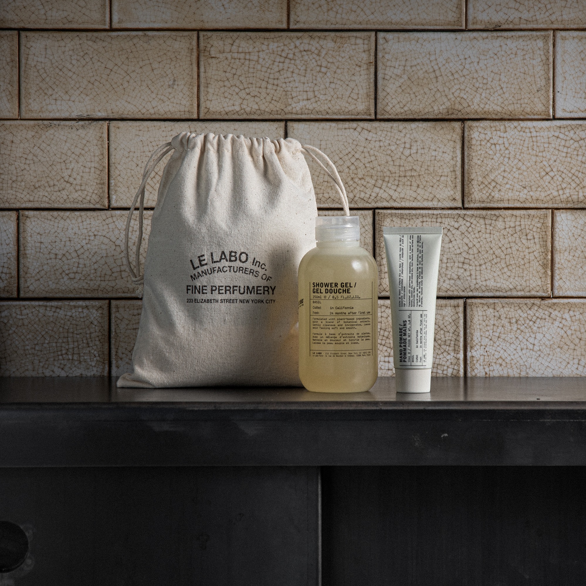限定【LE LABO】洗沐護手香氛組 (沐浴膠 250ml+護手霜 55ml)｜羅勒/檜木｜生日禮物 居家喬遷禮物 沐浴禮盒推薦