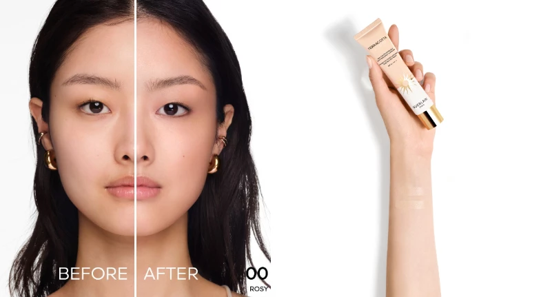 Guerlain嬌蘭 提洛可美肌裸膚霜 #ROSY玫瑰光/ #PEACHY蜜桃光，NTD2,280