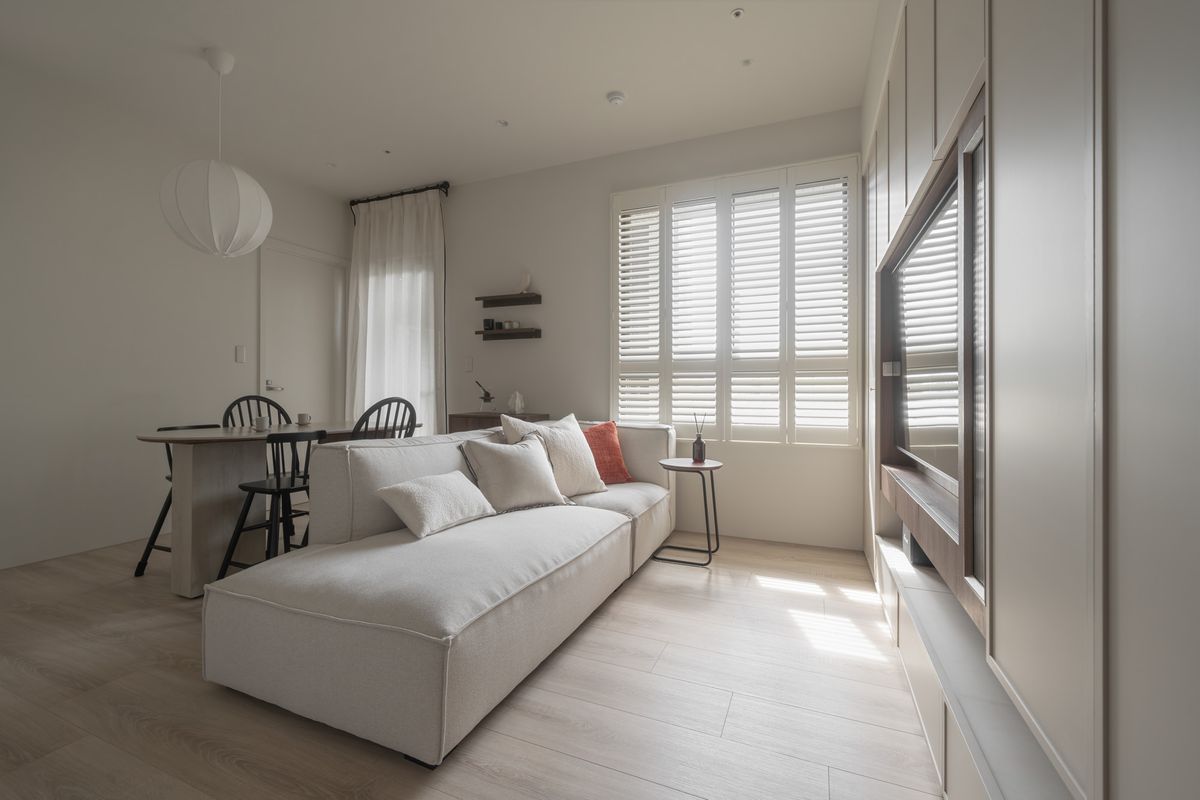 小坪數空間；客廳；住宅；建築；室內設計