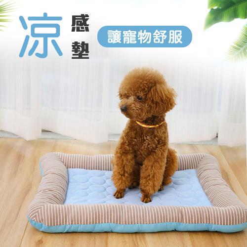 愛牠就要呵護牠【寵物涼感墊】台灣氣候偏熱 讓貓狗愛寵們舒爽 冰絲 透氣 抗悶 趴在上面很好睡 降溫 冷卻 送禮 犬 禽畜