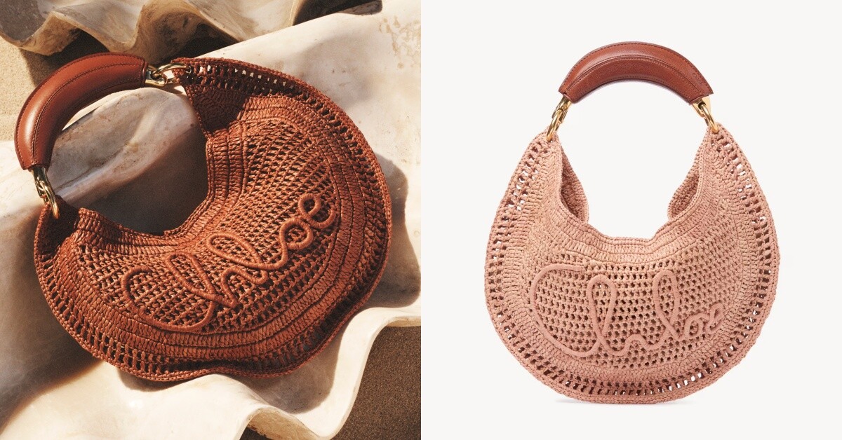 2026草編包推薦：Chloé Banana hobo，NT$71,000