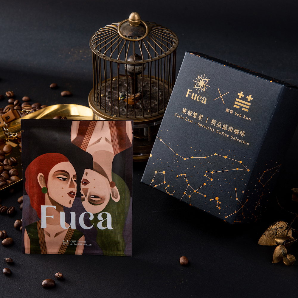 【Fuca星座咖啡】 雙子座 精品濾掛星座咖啡 (12入 禮盒) --星座送禮，最幸福的選擇