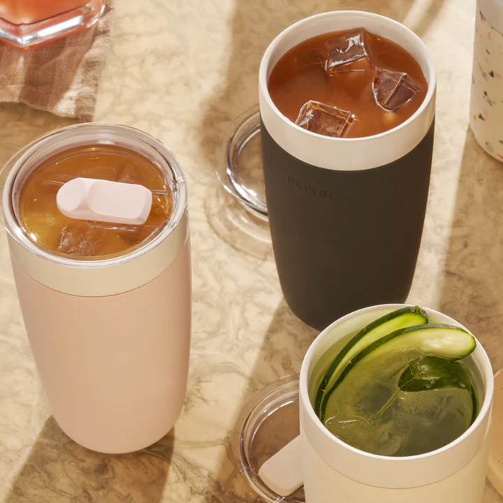 美國W&P 雙壁真空陶瓷即飲保溫杯 590ml - 白