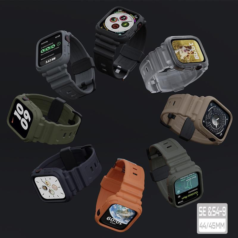 Apple Watch 9/8/7/6/5/4/SE 一體成形軍規錶帶 - 44/45mm(8色) 皇家藍