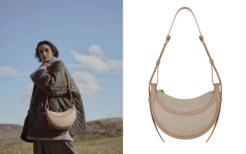 這款半月包「Numéro Dix」，是 Polène 最火紅的包款之一