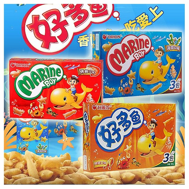 韓國 好麗友~好多魚餅乾(90g) 款式可選
