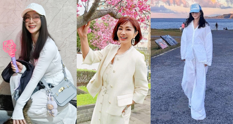 美鳳姐也經常以白色系單品，打造出乾淨又清新的穿搭氣息。無論是白色上衣、洋裝還是西裝…簡單的色調不僅好搭配，還能瞬間提升明亮感與氣質，讓整體造型看起來清爽又有質感。