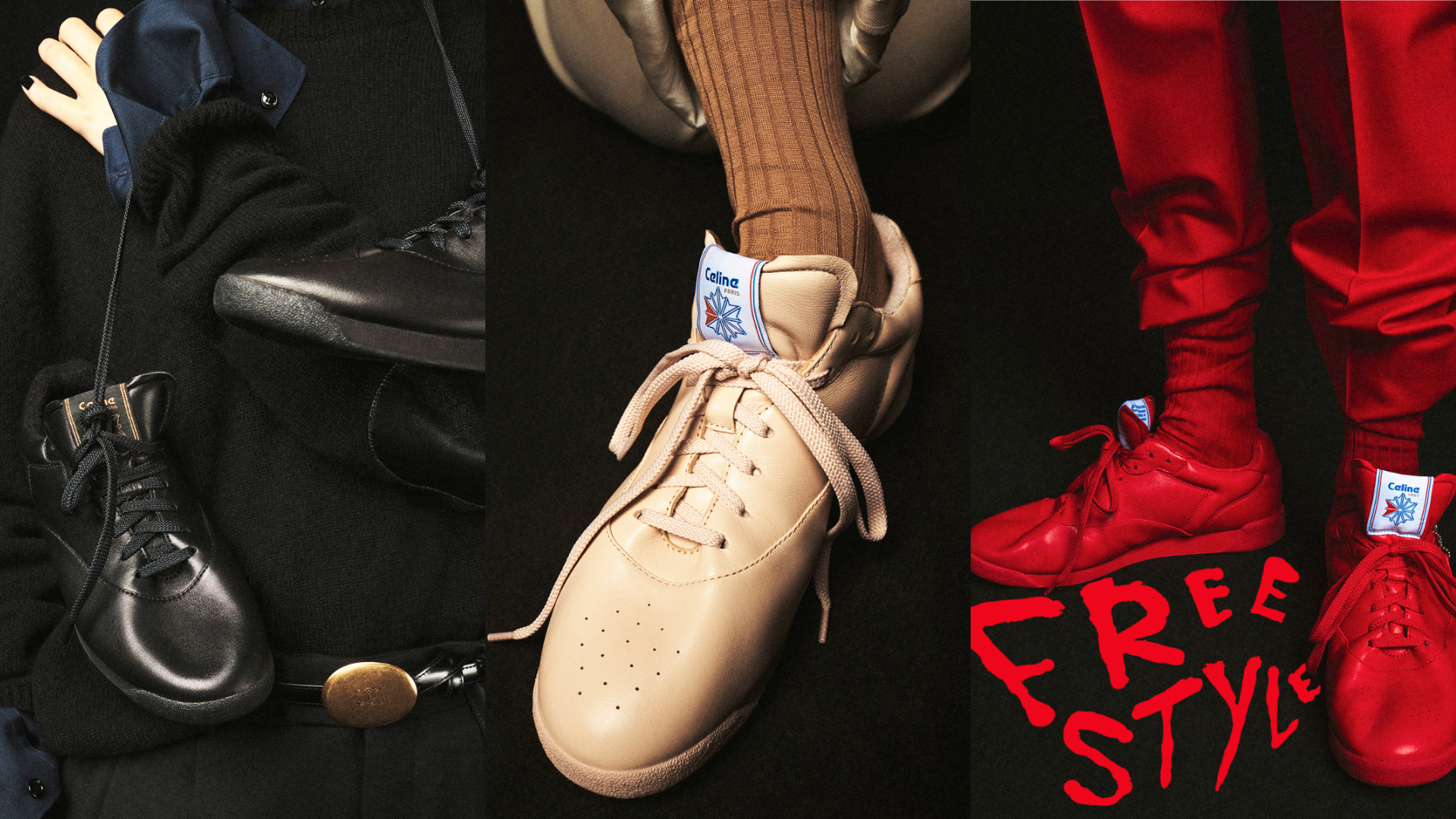 Celine/Reebok 1982經典Freestyle Lo