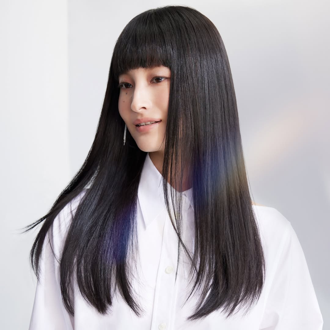 模特兒展示縮毛矯正 vs 離子燙燙後髮質狀況