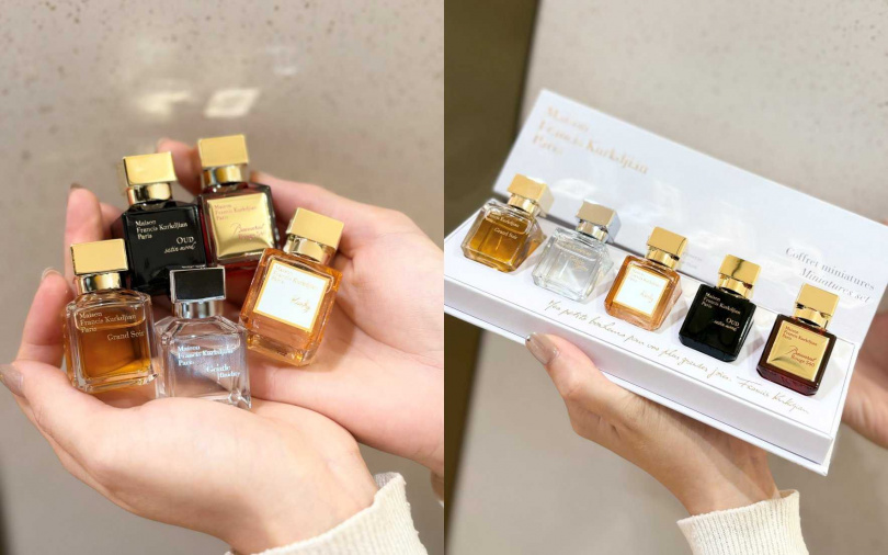 Maison Francis Kurkdjian 2026奢華隨行香氛禮盒10ml x5／8,400元（圖／吳雅鈴攝）